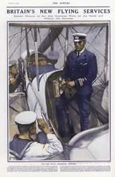 Neue Uniformen des britischen Royal Naval Air Service, 1914